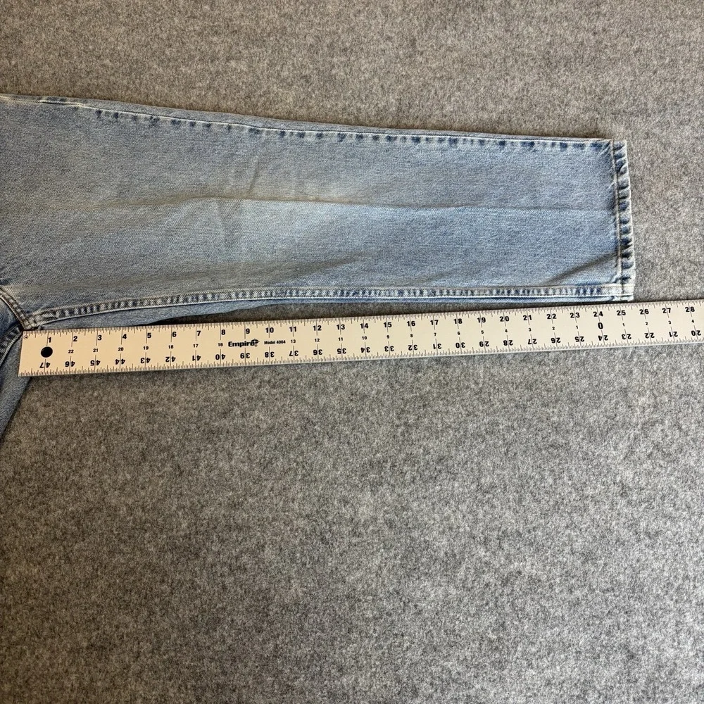 Levi Jeans 562 32x26 Boys Light Wash Y2K Denim Orange Tab‎